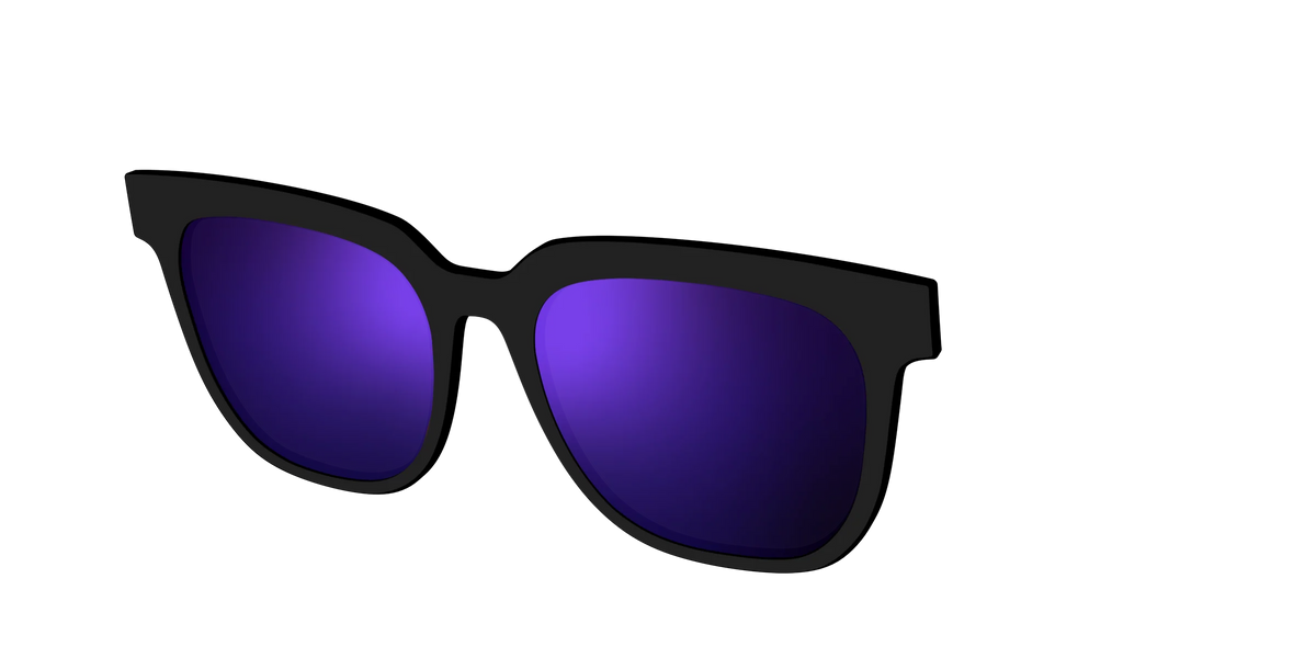 The Polarized Purple Reflective Sun Top