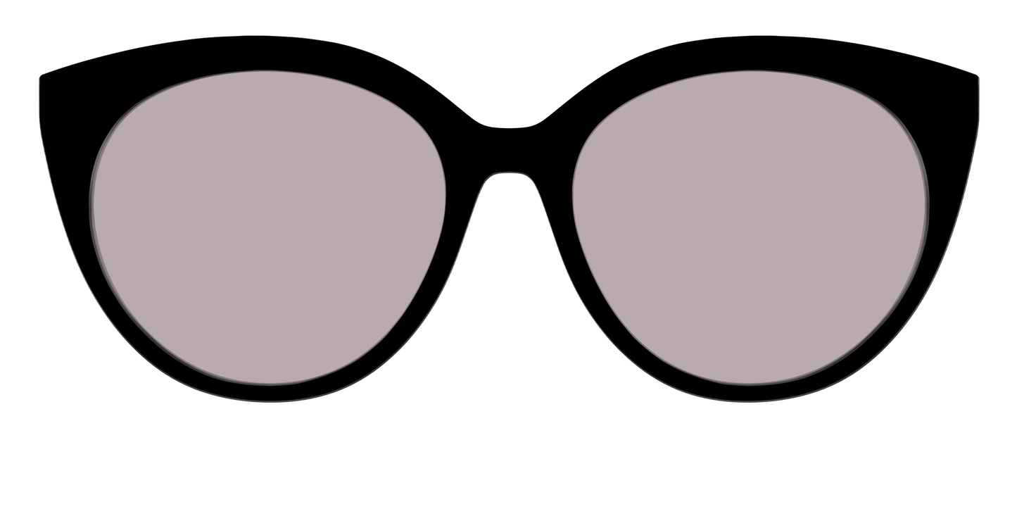 The Black with Gray Gaming Lens