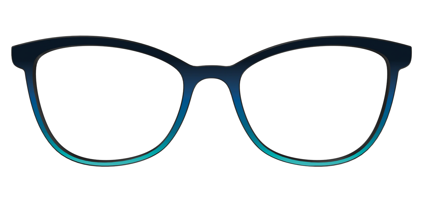 The Royal Blue to Seafoam Gradient