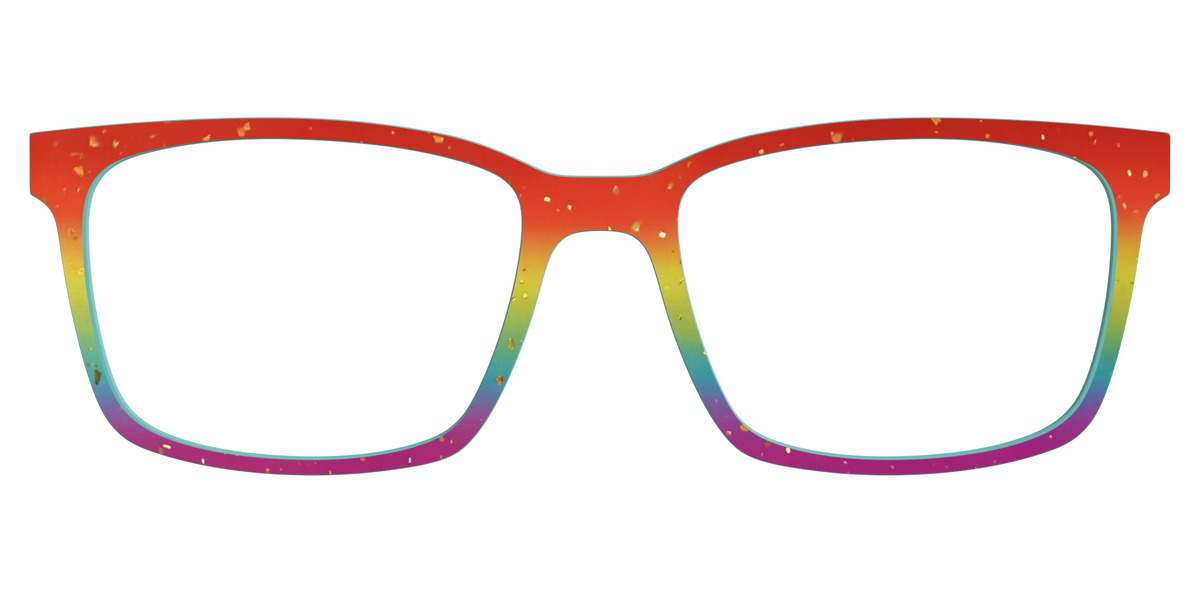 The Spectrum Gradient with Gold Flakes