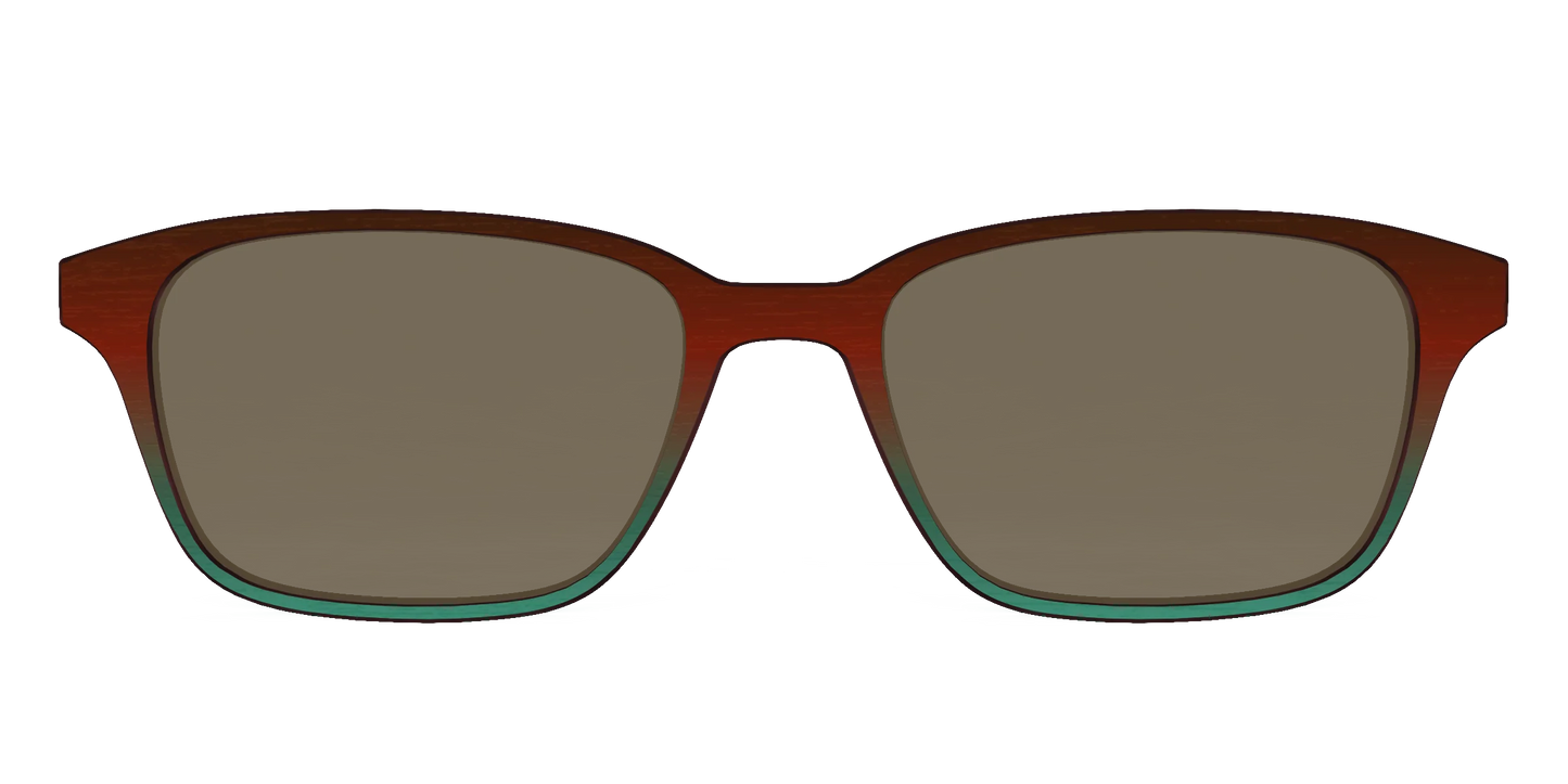 The Polarized Mahogany to Juniper Woodgrain Sun Top