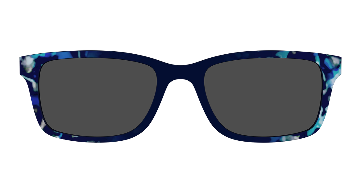 The Polarized Indigo Tortoise Sun Top
