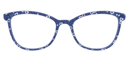 The Denim Heart Glitter Crystal