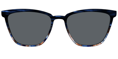 The Polarized Blue Horn Tortoise Sun Top