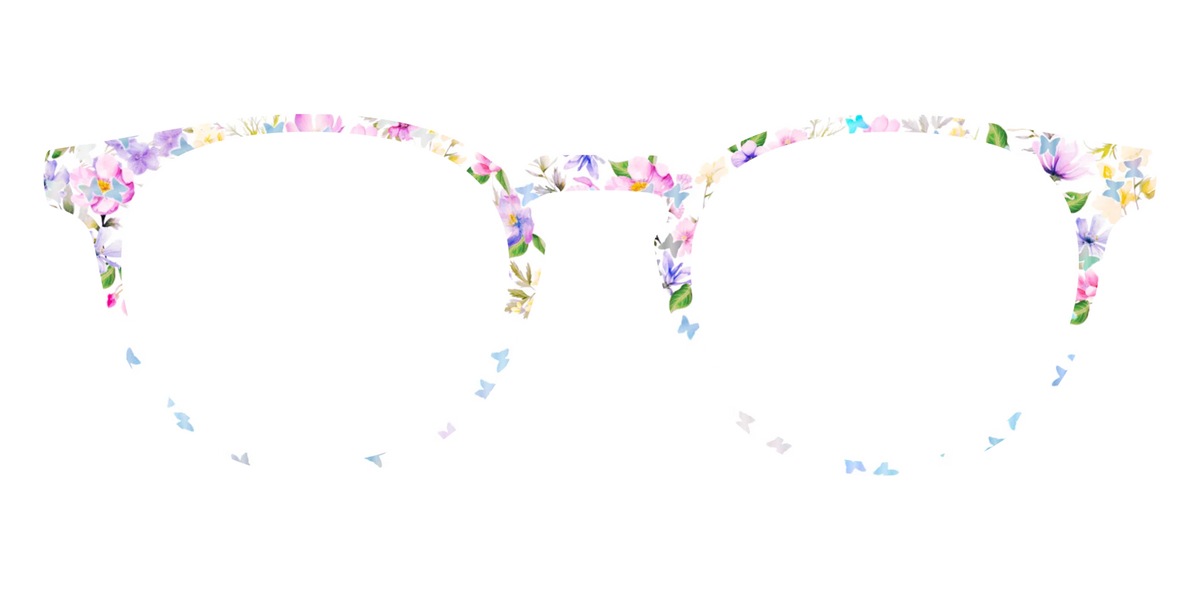 The Delicate Flower Crown with Butterfly Glitter