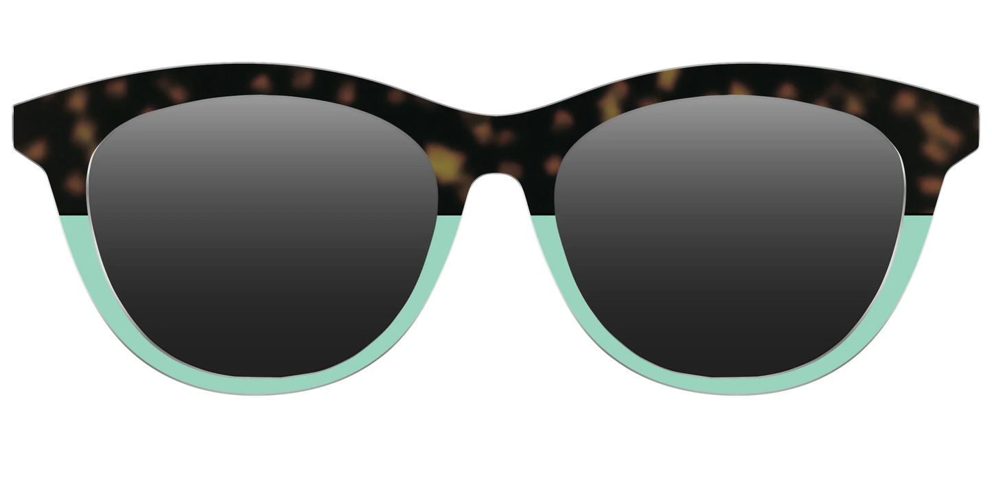 The Polarized Matcha Split Sun Top