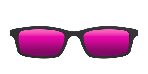The Polarized Pink Reflective Sun Top