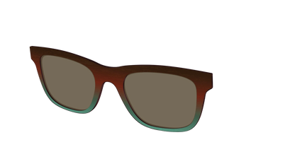 The Polarized Mahogany to Juniper Woodgrain Sun Top