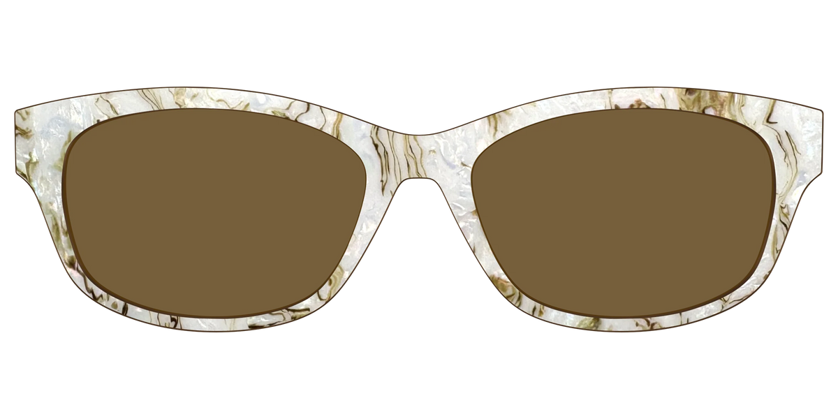 The Polarized Ivory Sand Pearl Shell Sun Top