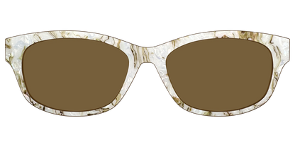 The Polarized Ivory Sand Pearl Shell Sun Top