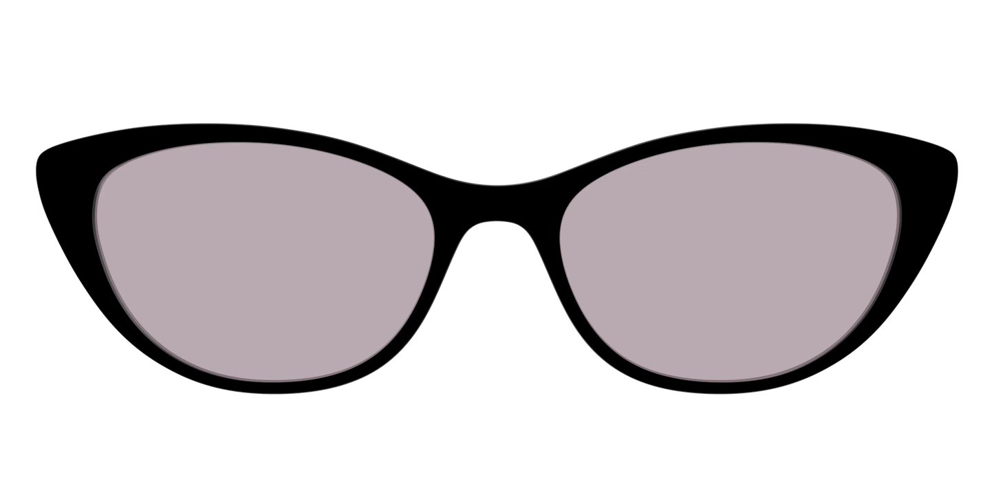 The Black with Gray Gaming Lens