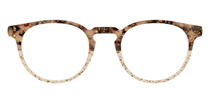 The Khaki Tortoise Crystal Split with Gold Flakes