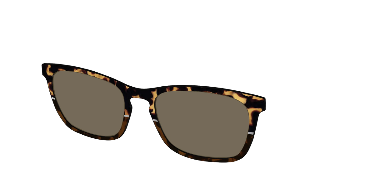 The Polarized Chic Tortoise Split Sun Top