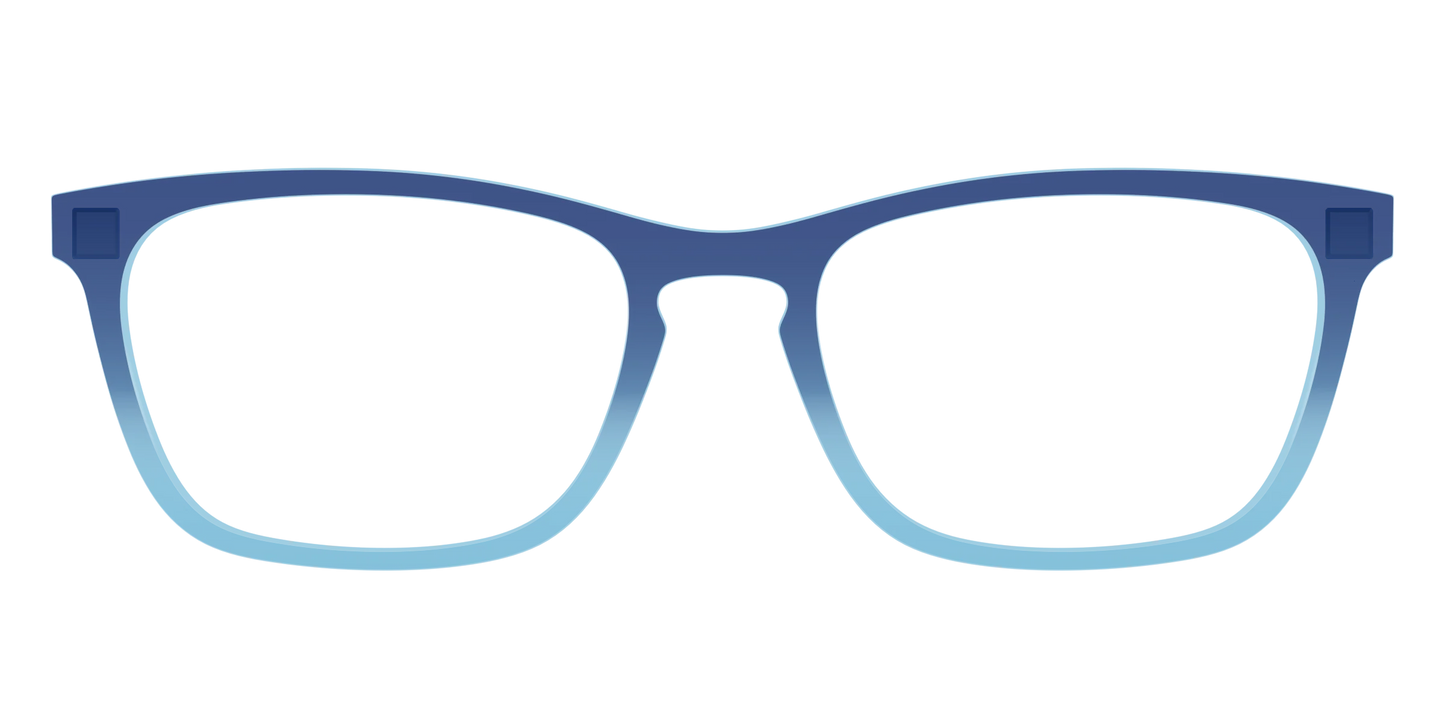 The Indigo to Sky Blue Gradient Crystal