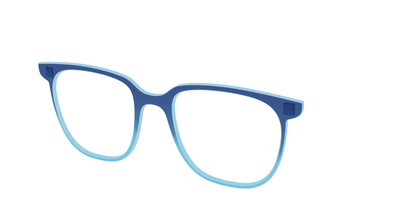 The Indigo to Sky Blue Gradient Crystal