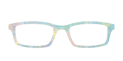 The Pastel Gradient with Holographic Hatching