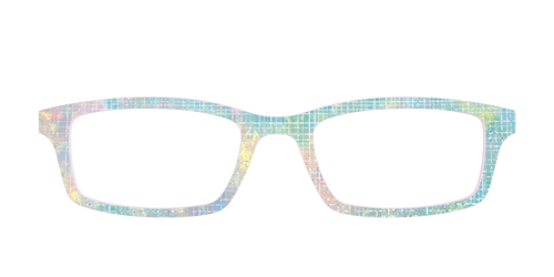 The Pastel Gradient with Holographic Hatching