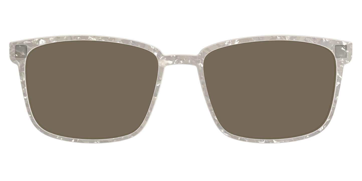 The Polarized White Quartz Pearl Sun Top