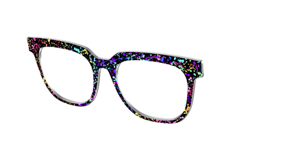 The Rainbow Splatter Black