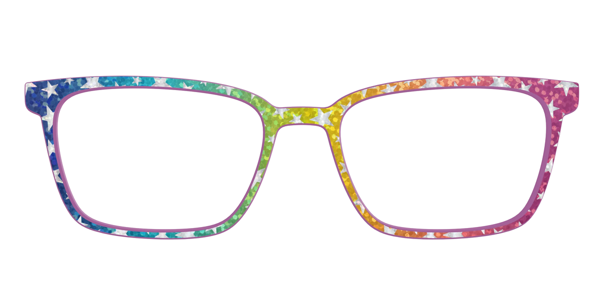 The Iridescent Rainbow Stars