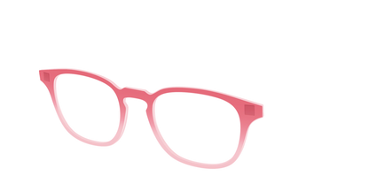 The Red to Coral Gradient Crystal