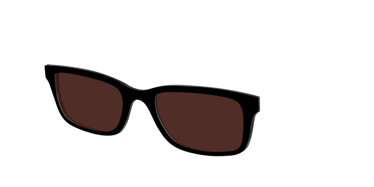 The Black with Brown Golf Lens