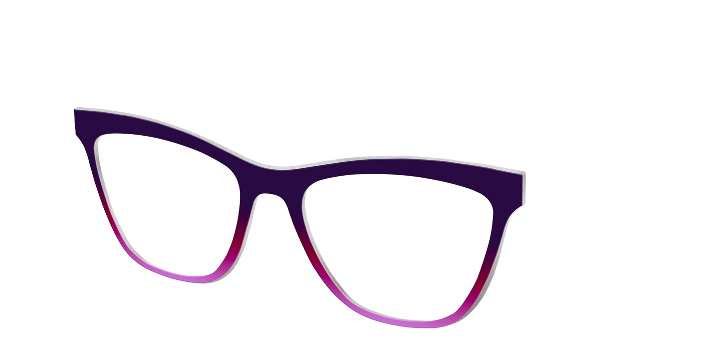 The Black To Jungle Orchid Gradient