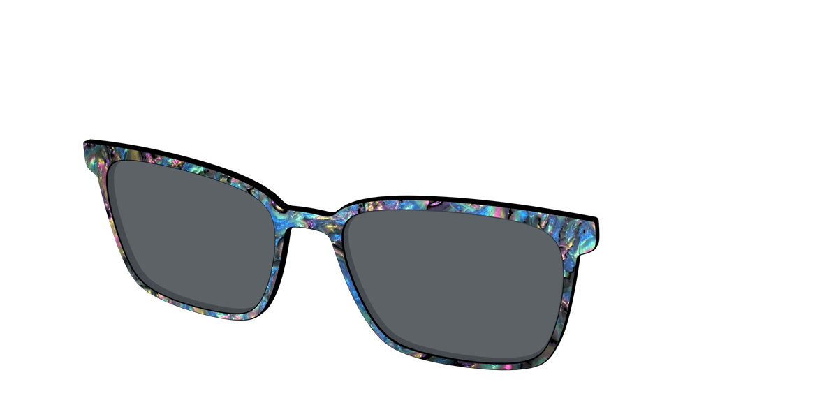 The Polarized Midnight Abalone Sun Top