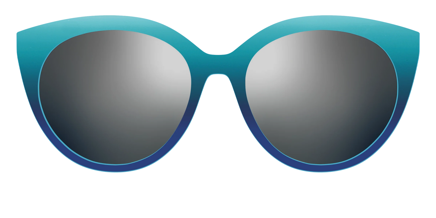 The Polarized Ocean Blue Sun Top