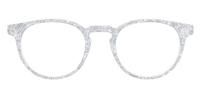 The Pale Gray Floral Lace