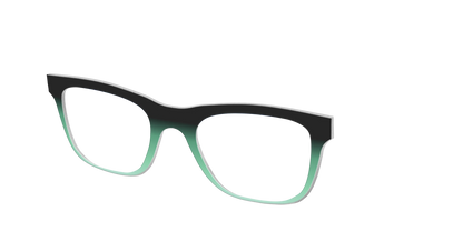 The Black to Spearmint Gradient