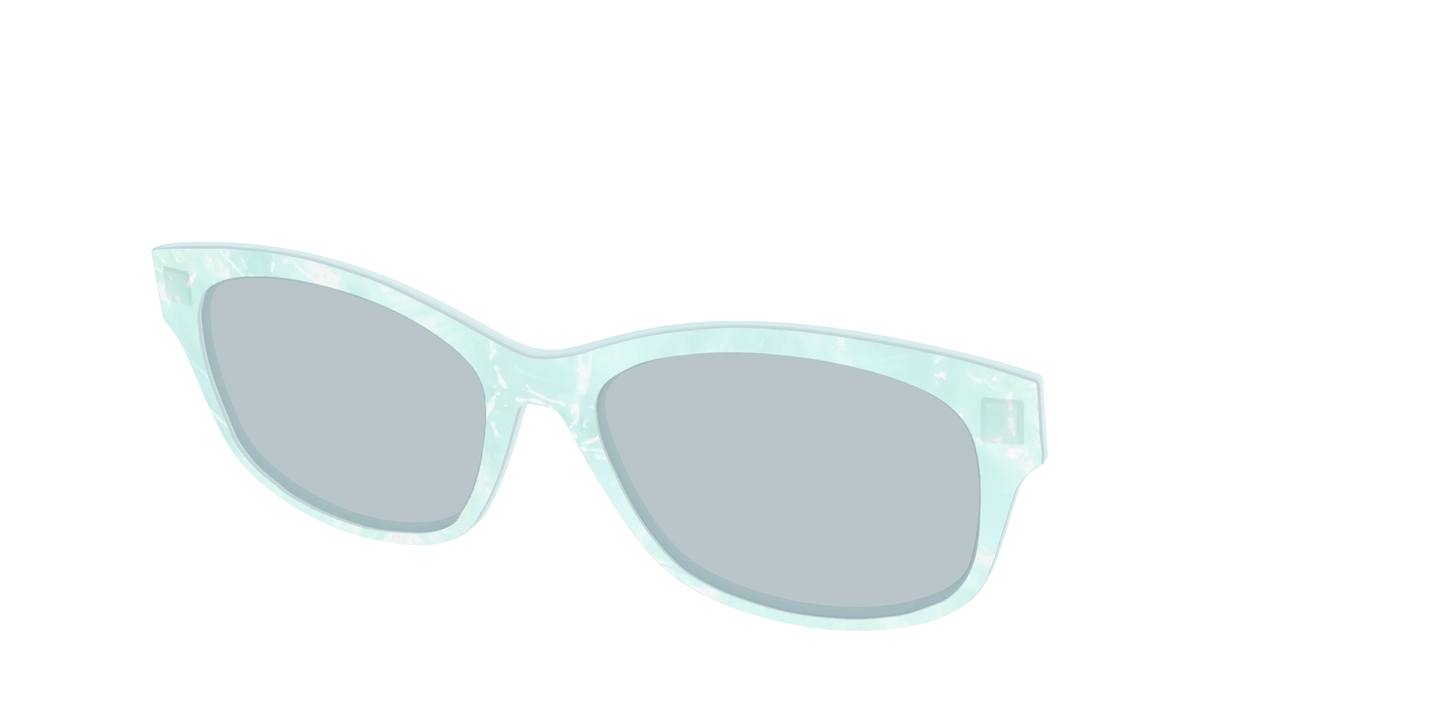 The Oceanic Pearl with Slate Blue Lens