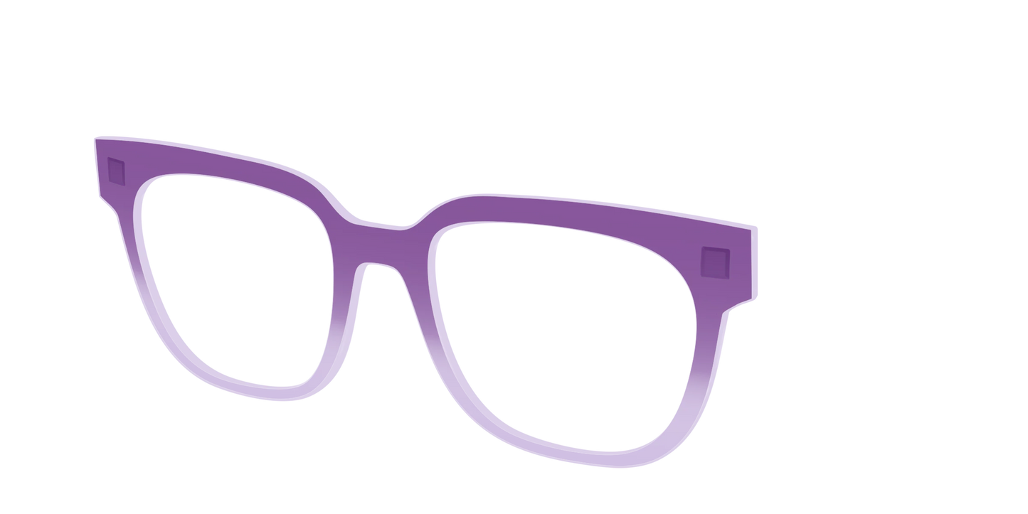 The Plum to Lilac Gradient Crystal