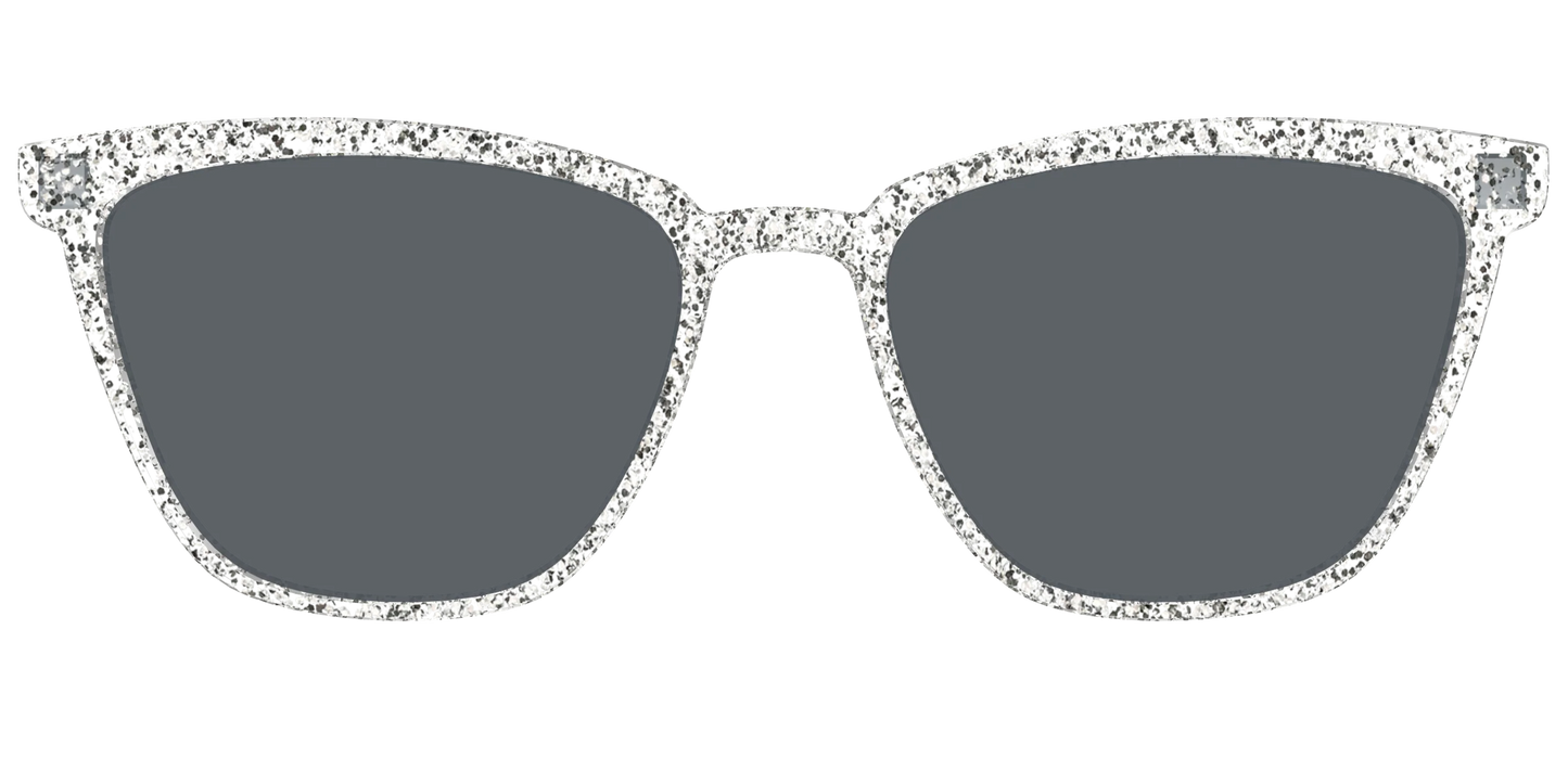 The Polarized Silver Sparkle Sun Top
