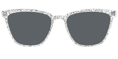 The Polarized Silver Sparkle Sun Top