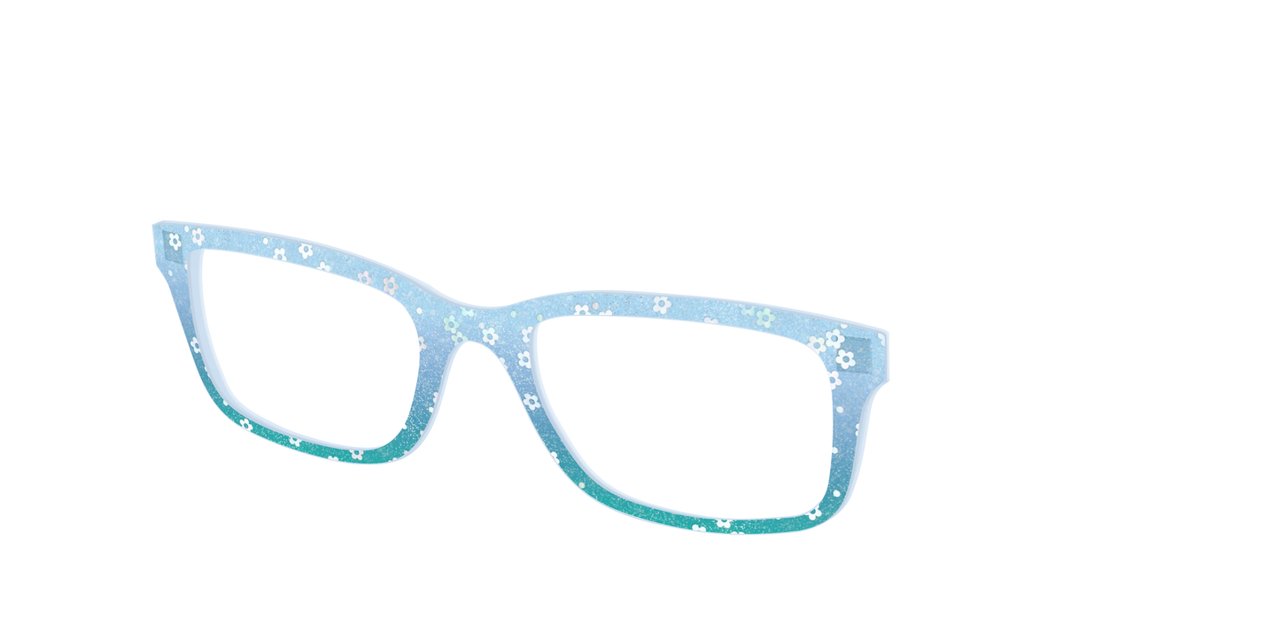 The Sky Blue Crystal with Daisy Glitter