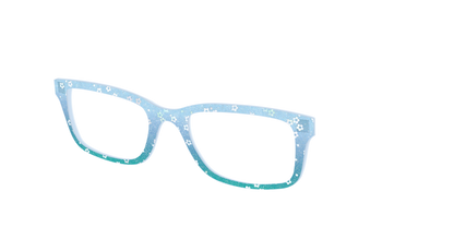 The Sky Blue Crystal with Daisy Glitter