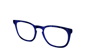 The Indigo Moire Stripes