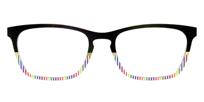 The Chic Pride Stripes Crystal with Gold Foil