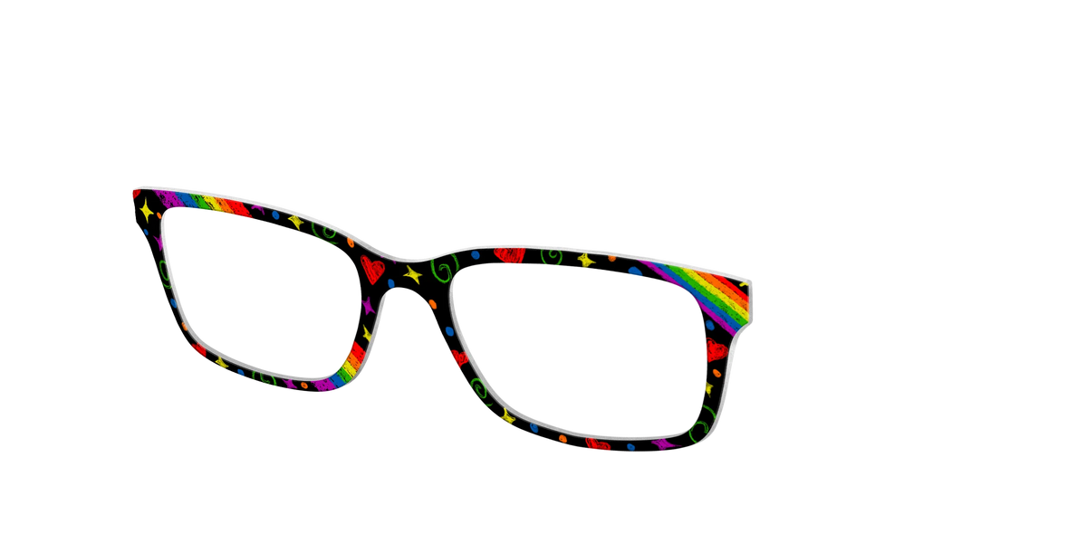 The Rainbow Chalk Doodles