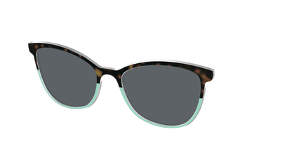 The Polarized Matcha Split Sun Top