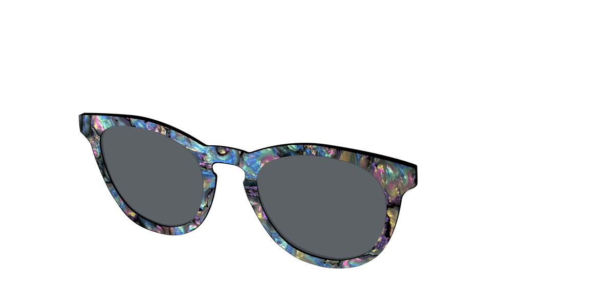 The Polarized Midnight Abalone Sun Top