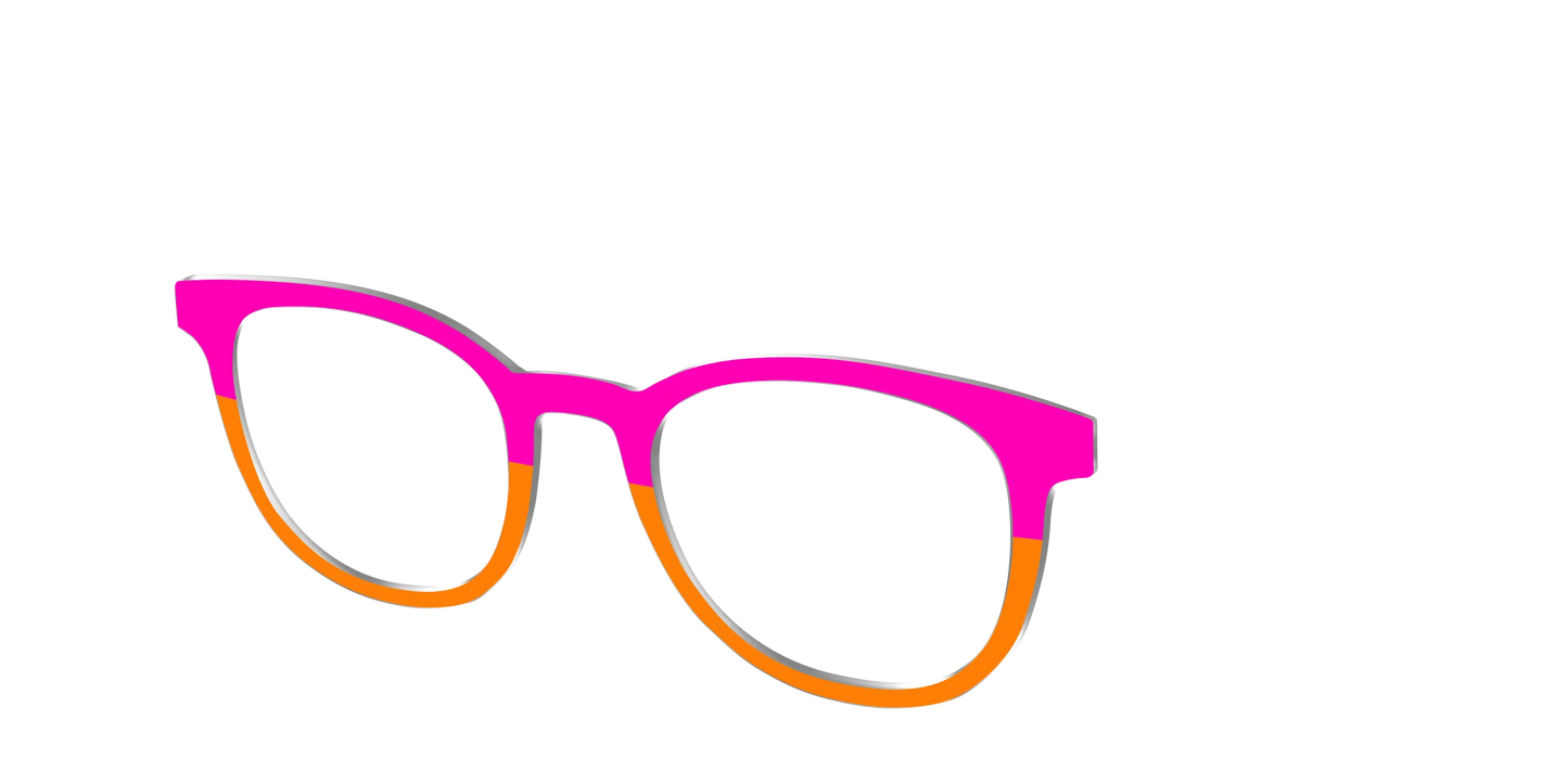 The Cerise and Tangerine Split