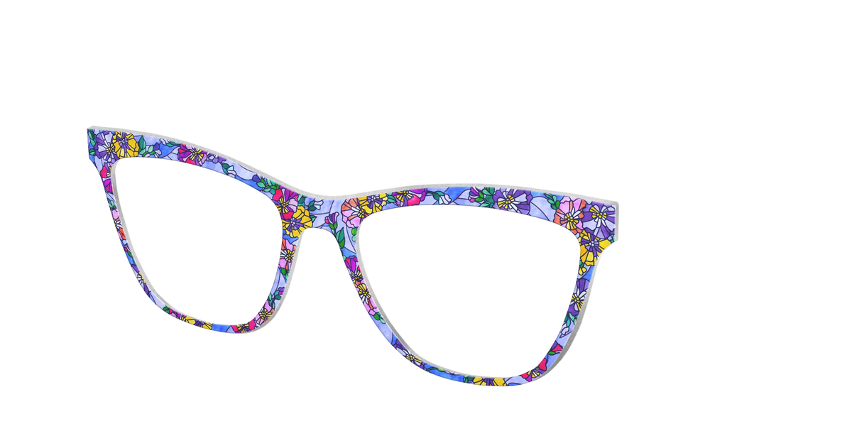 The Pansy Stained Glass