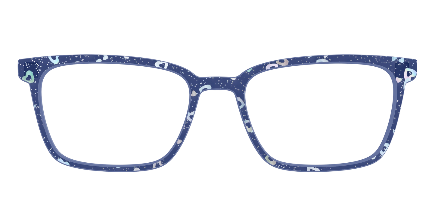 The Denim Heart Glitter Crystal