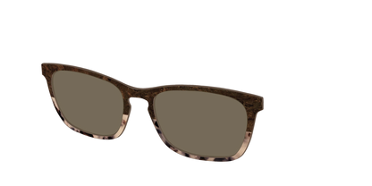 The Polarized Dark Oak Tortoise Split Sun Top
