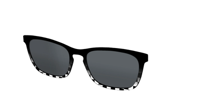 The Polarized Checkerboard Fade Sun Top