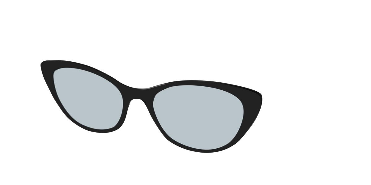 The Black With Slate Blue Lens