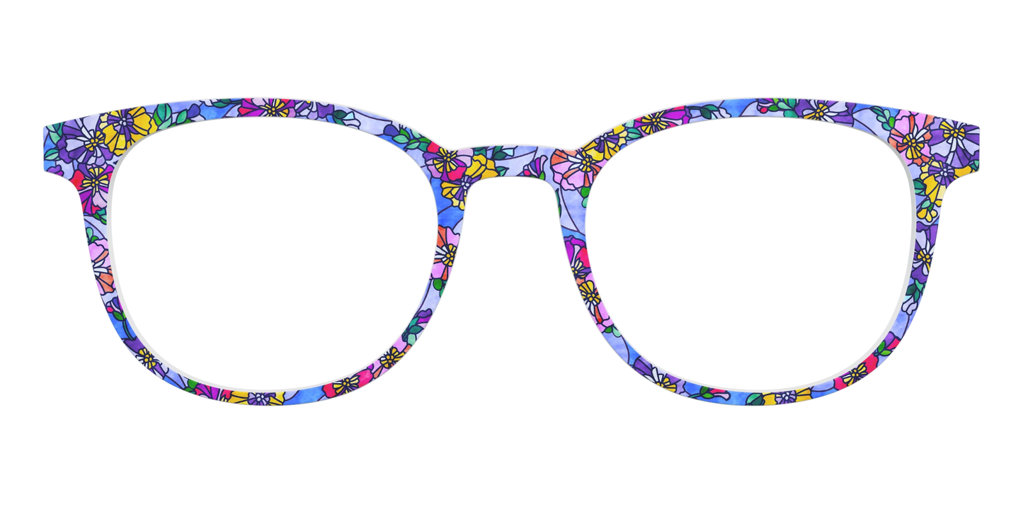 The Pansy Stained Glass