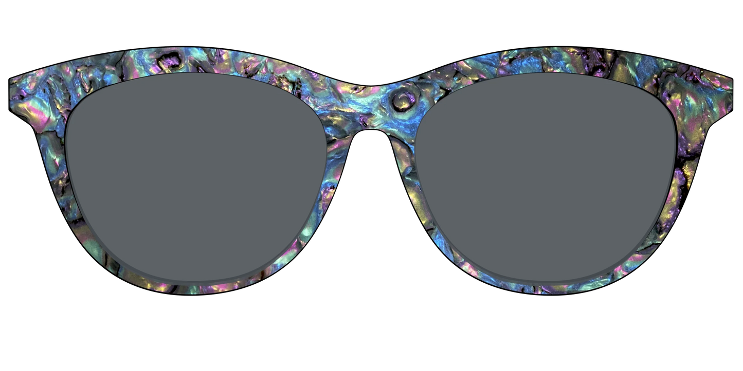 The Polarized Midnight Abalone Sun Top